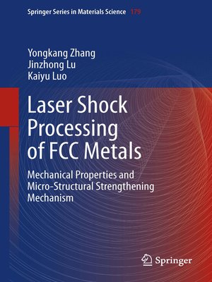 cover image of Laser Shock Processing of FCC Metals